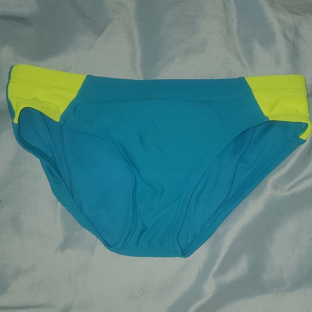 Nike Blue and Yellow Bikini Swimwear
